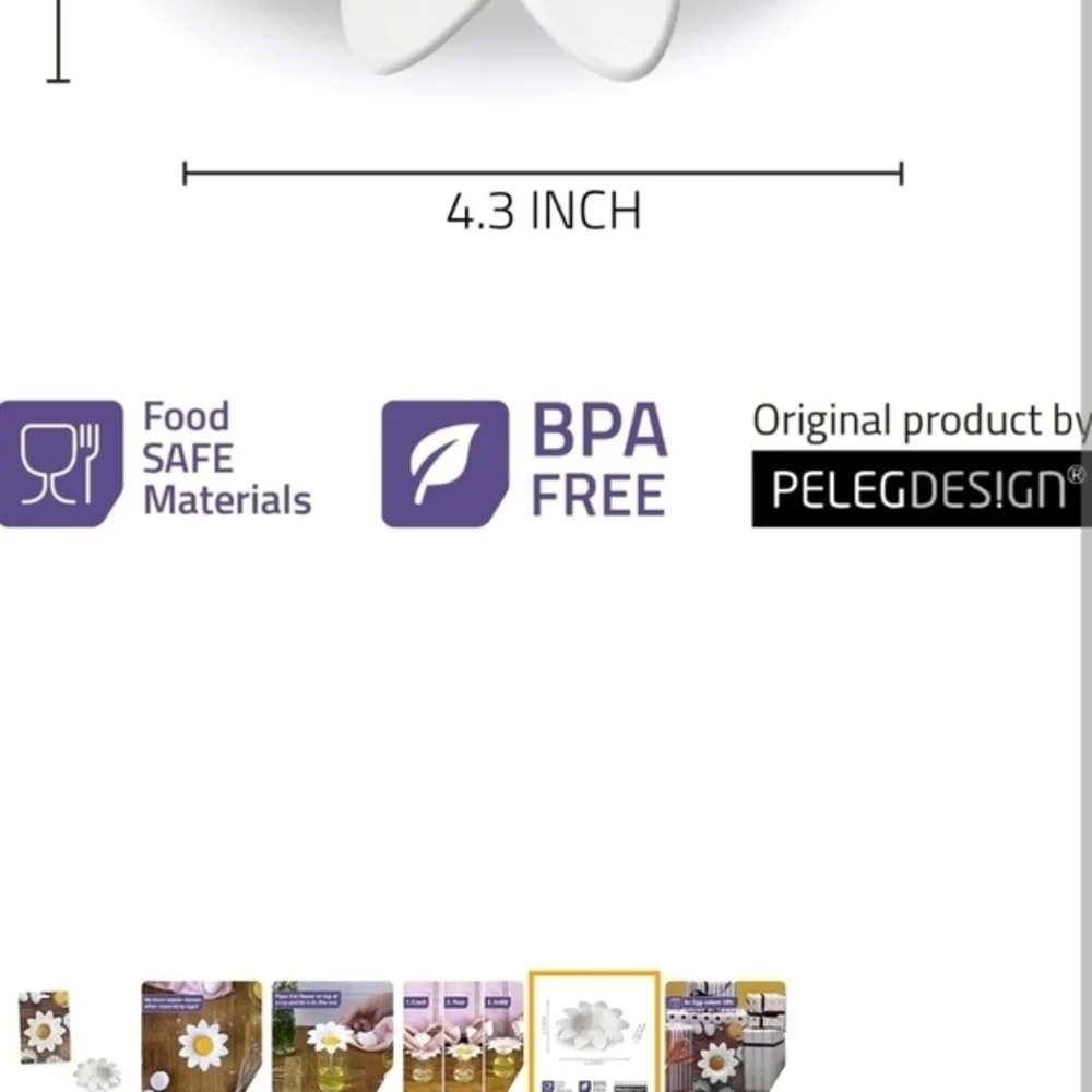 Flower Shaped Egg‎ White Separater for Cooking White